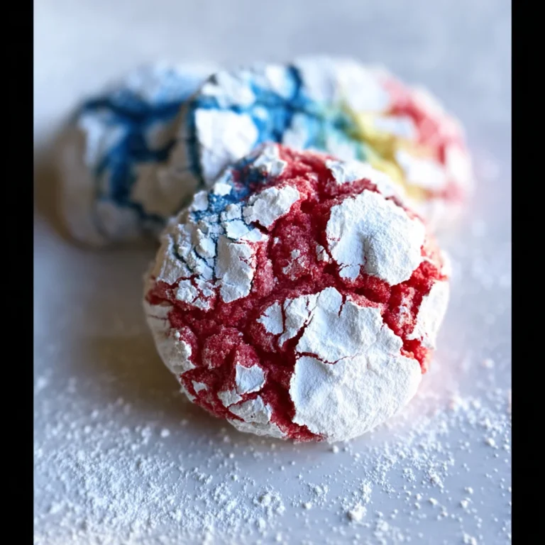 4th of July Crinkle Cookies