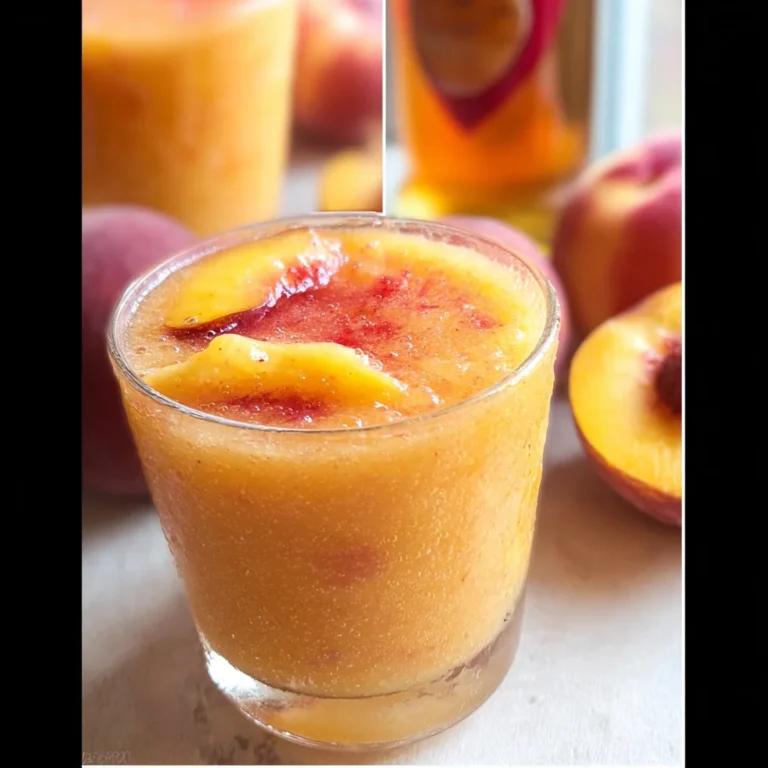 Bourbon Peach Slush