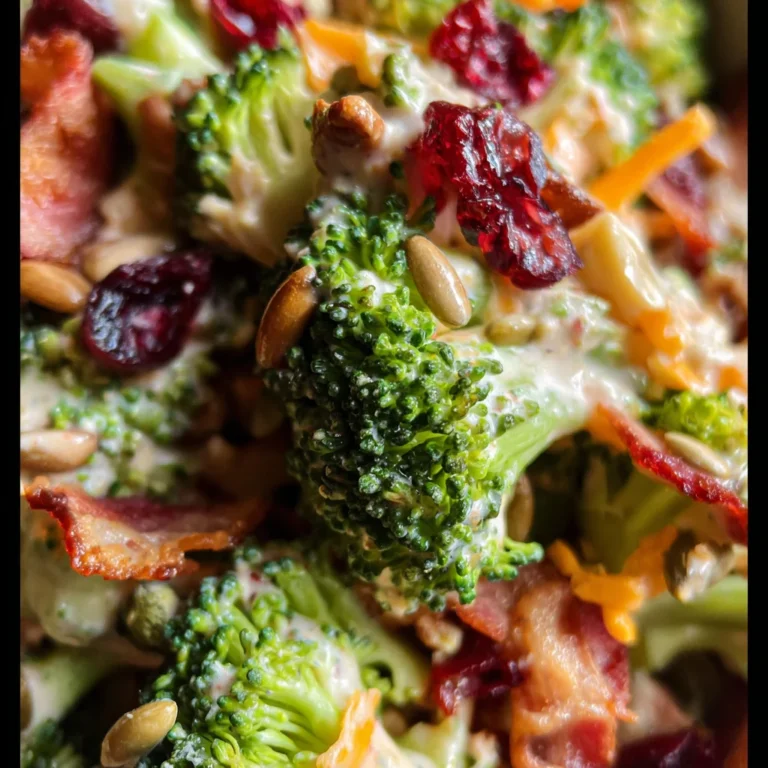 Broccoli Salad with Turkey Bacon Recipe