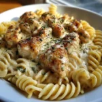 Creamy Garlic Butter Chicken And Rotini