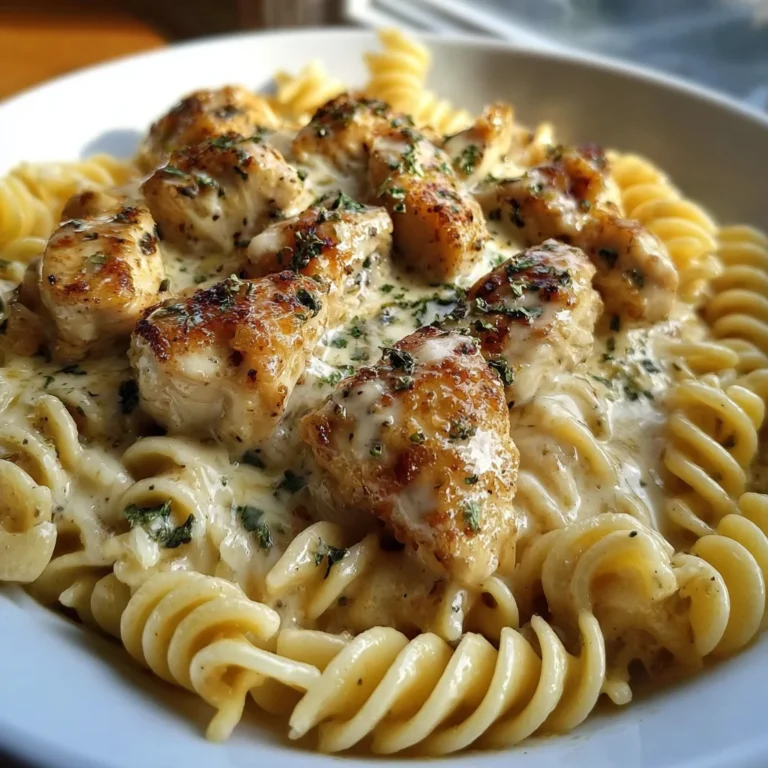 Creamy Garlic Butter Chicken And Rotini