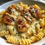 Creamy Garlic Butter Chicken And Rotini