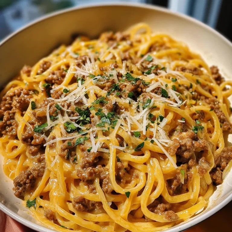 Easy One-pot Creamy Beef And Garlic Butter Pasta