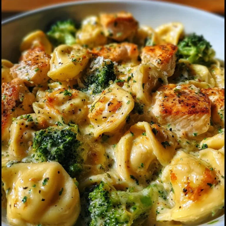 I Just Made This Creamy Garlic Parmesan Tortellini