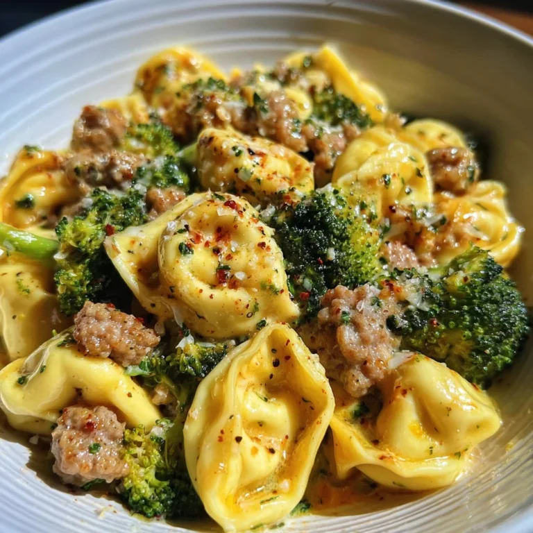 Made This Creamy Garlic Parmesan Tortellini