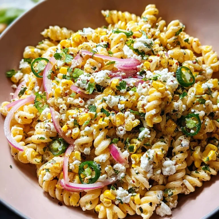 Mexican Street Corn Pasta Salad Recipe
