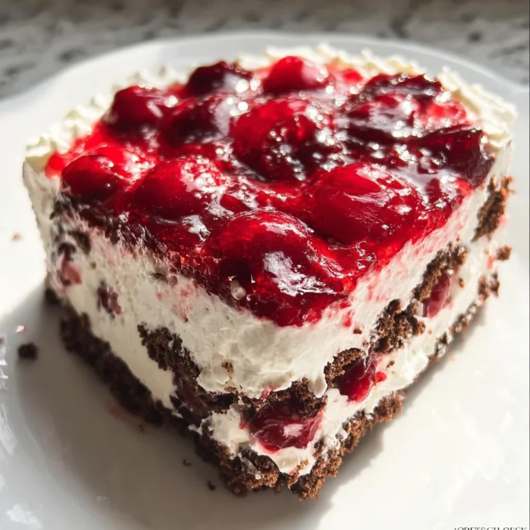 No Bake Black Forest Icebox Cake