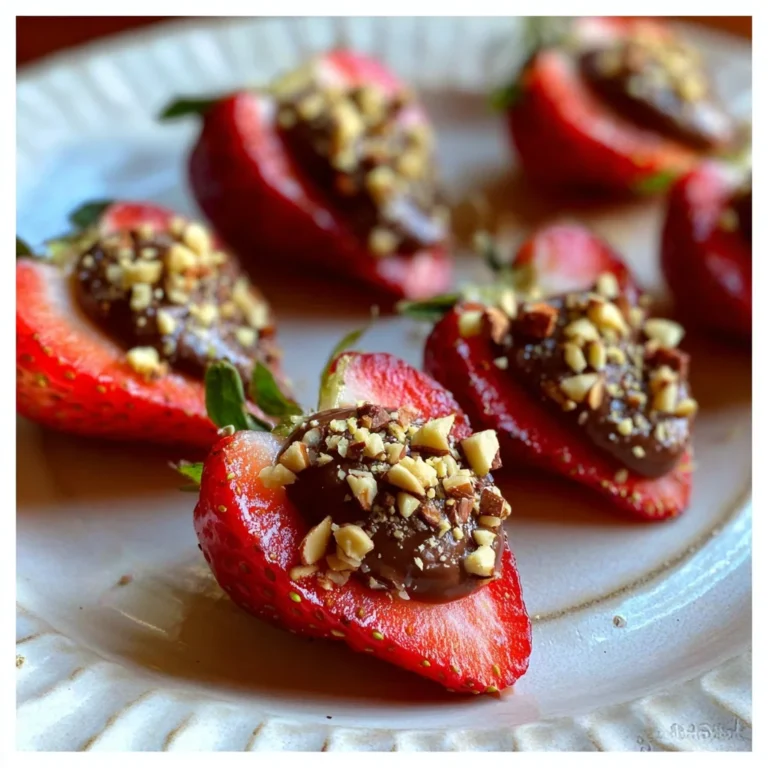 Nutella Deviled Strawberries