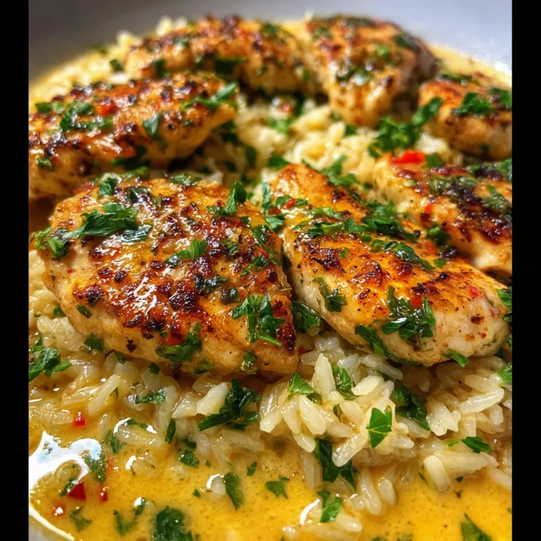 One-pan Garlic Cajun Chicken Scampi