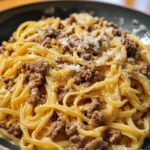 One-pot Creamy Beef And Garlic Butter Pasta