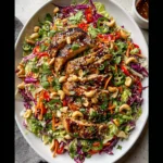 Sesame Chicken Cabbage Crunch Salad