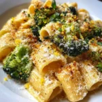 Skillet Ricotta Pasta With Roasted Broccoli