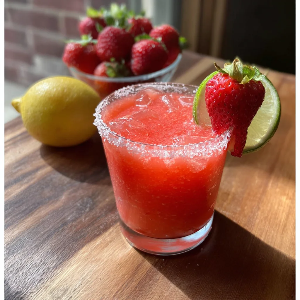 Strawberry Lemonade Margaritas