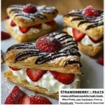Strawberry Puff Pastry Hearts