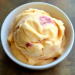 5-Minute Healthy Peach Frozen Yogurt