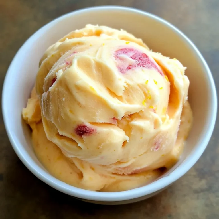 5-Minute Healthy Peach Frozen Yogurt