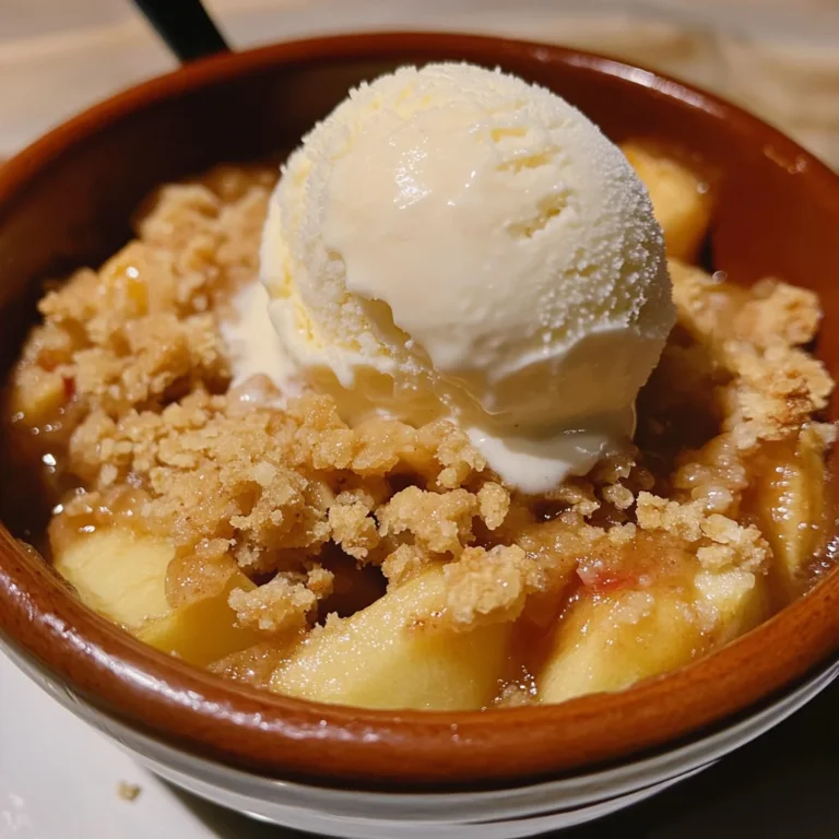 Apple Crumble (Single Serving)