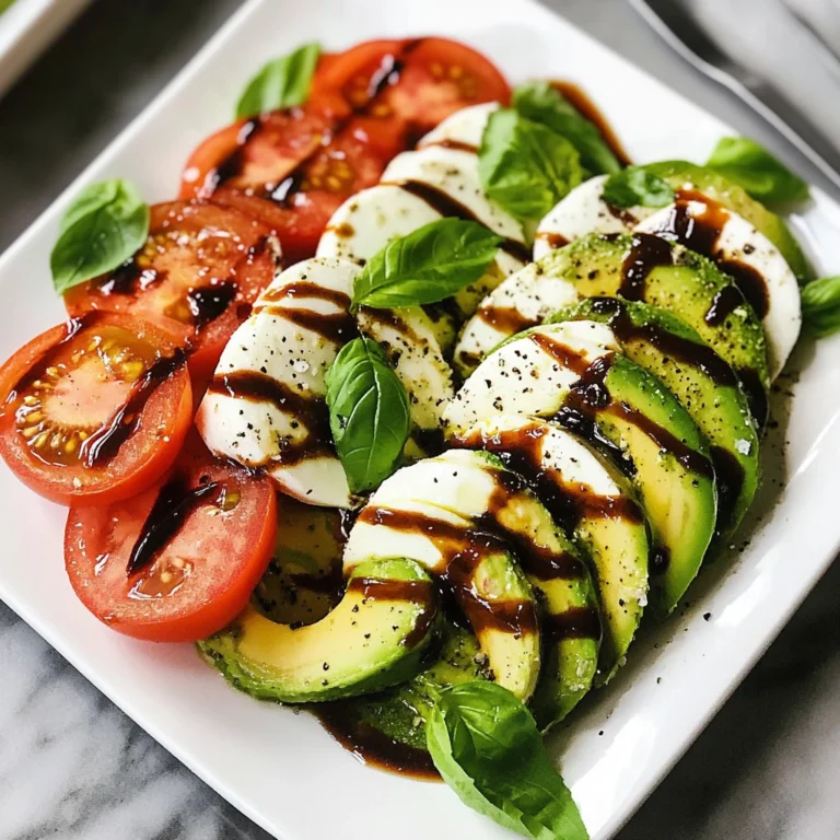 Avocado Caprese Salad