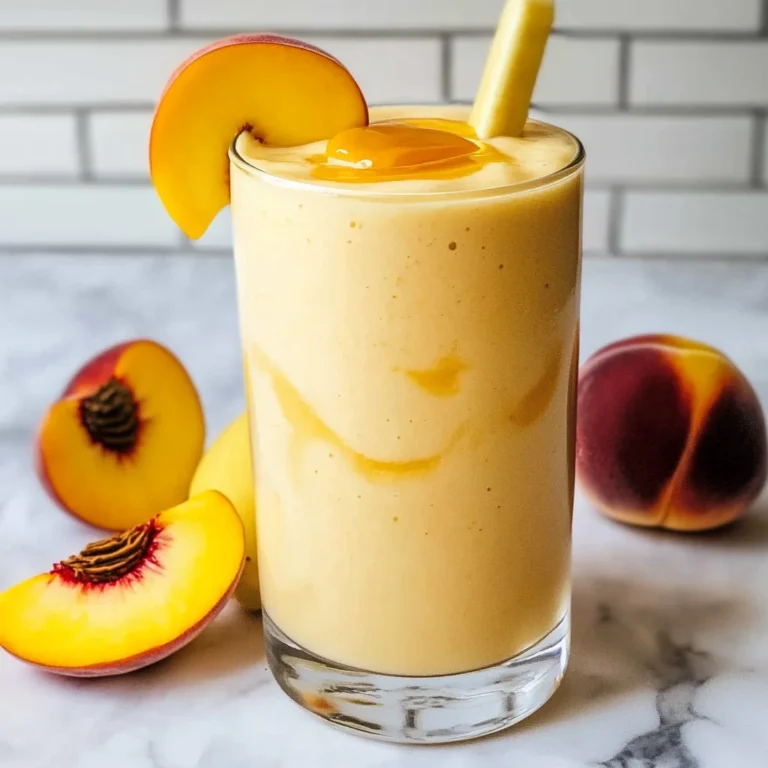 Banana Peach Smoothies