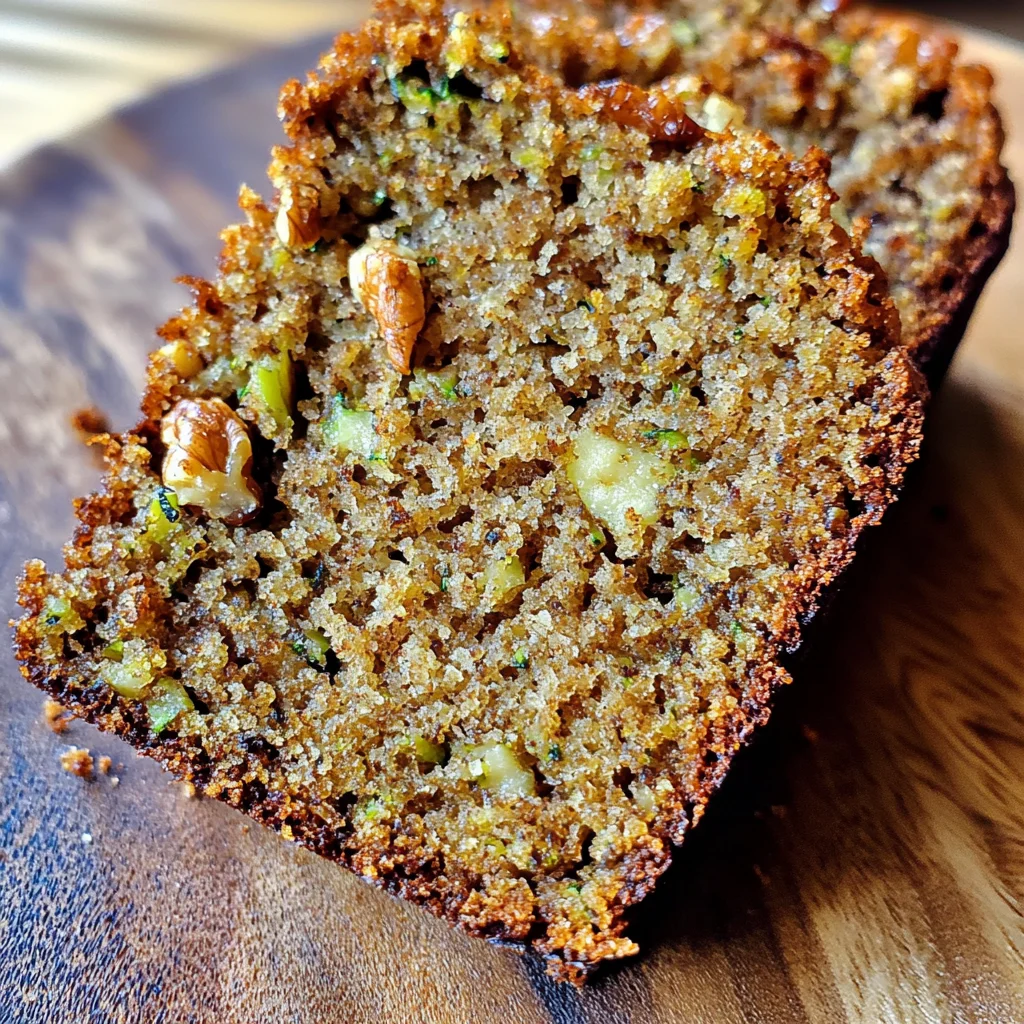 Best Ever Zucchini Walnut Bread