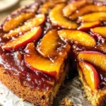 Bourbon Peach Upside-Down Cake