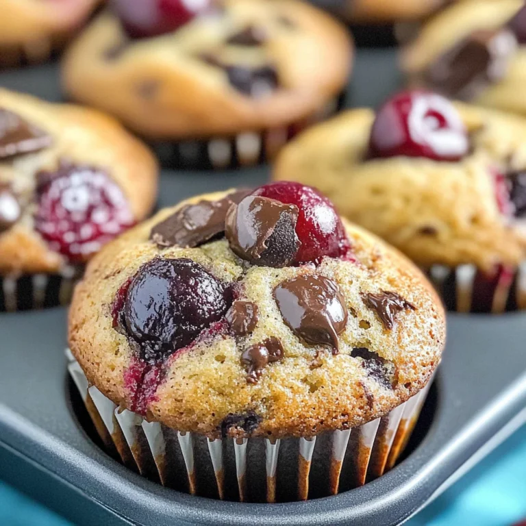 Cherry Chocolate Chunk Muffins