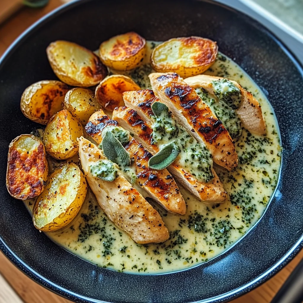 Chestnut & Lemon Greek Chicken Alfredo