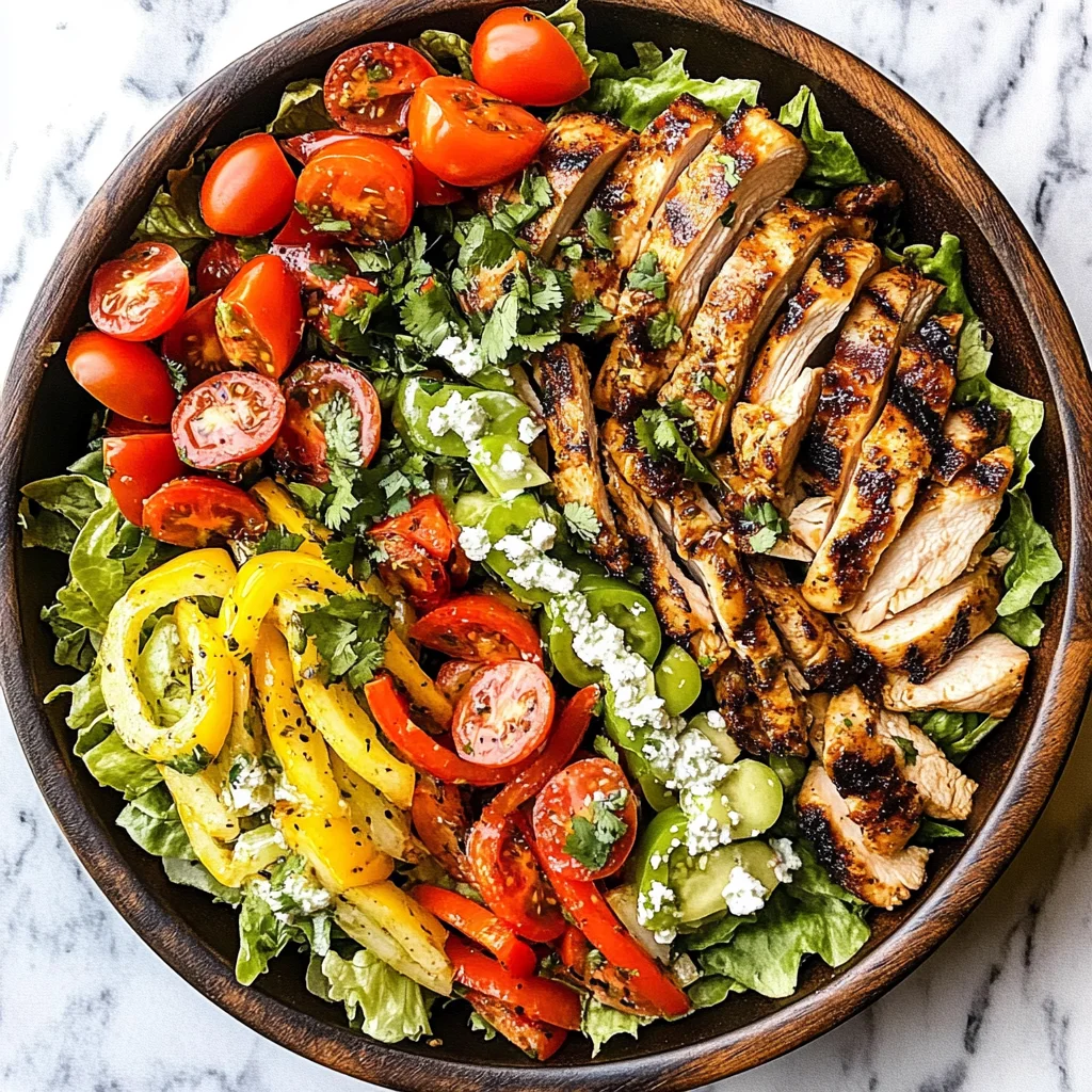 Chicken Fajita Salad