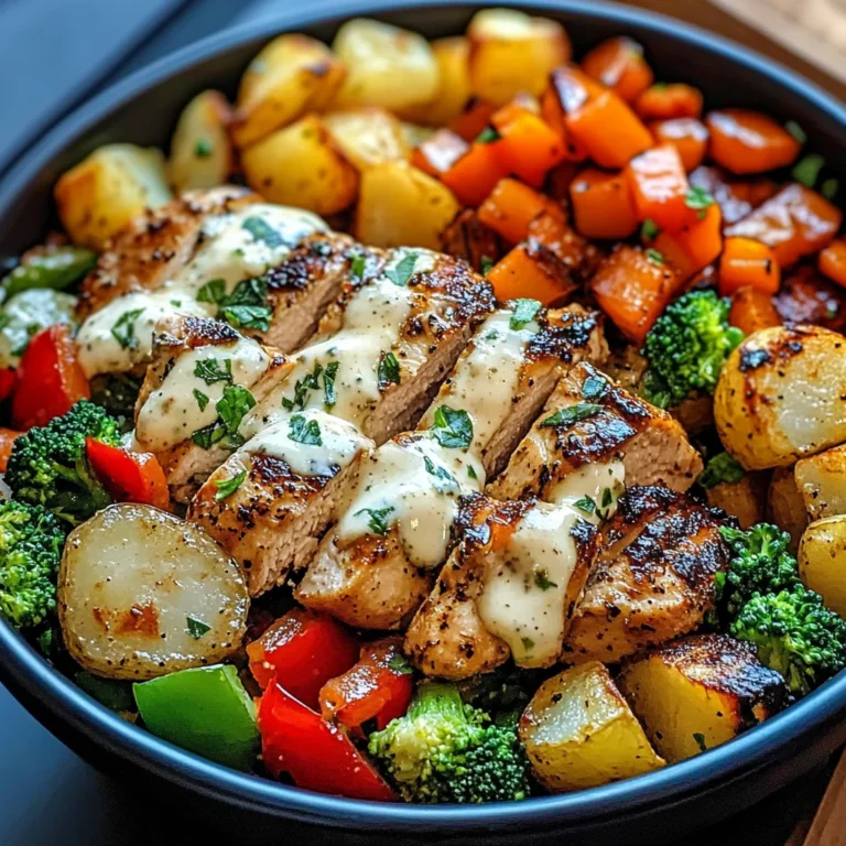 Coconut Garlic Chicken Stir-Fry Bowl with Crispy Potatoes