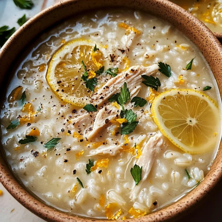 Cozy Lemon Chicken & Rice Soup