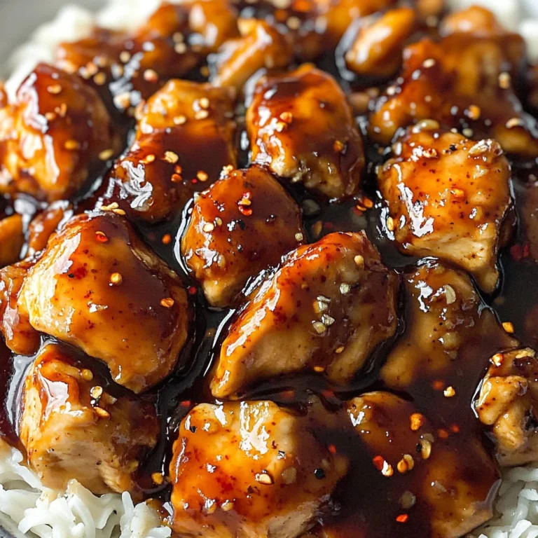 Easy Bourbon Chicken