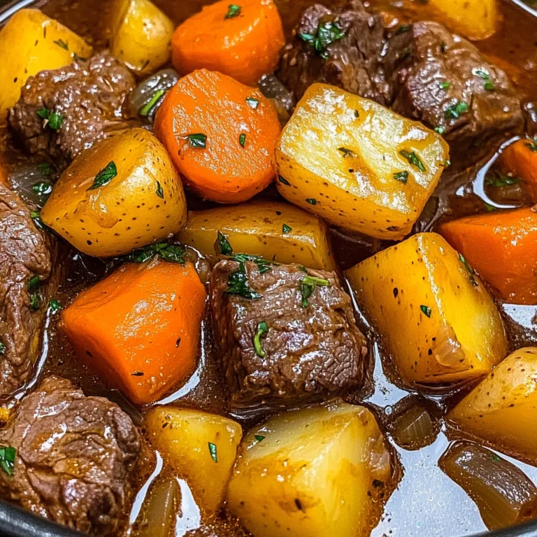 Easy Homemade Beef Stew