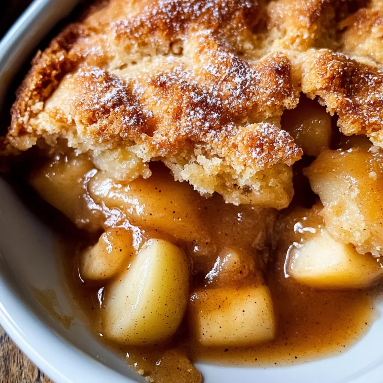 Easy Recipe for Apple Cobbler