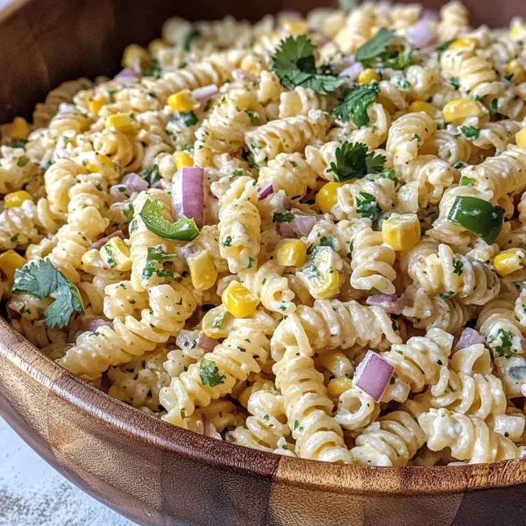 Elote Pasta Salad Recipe (Mexican Street Corn)