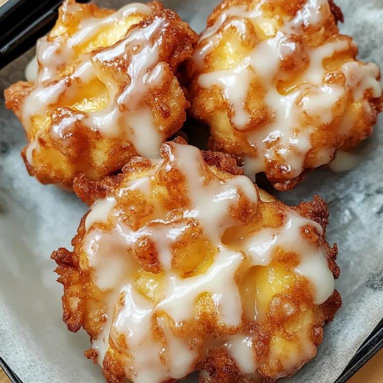 Fresh Peach Fritters That Melt in Your Mouth