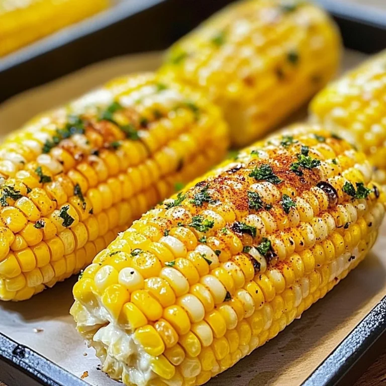 Garlic-Herb Butter Roasted Corn