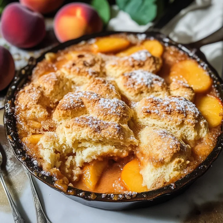 Gramma's Peach Cobbler