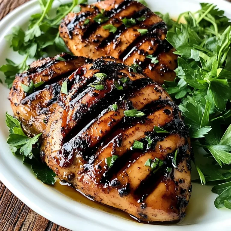 Grilled Chicken with Balsamic Vinegar