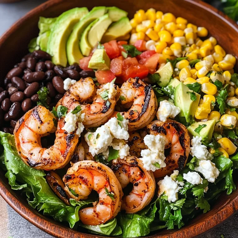 Grilled Mexican Shrimp Salad