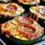Grilled Zucchini Pizza Slices