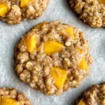 Healthy Peach Oatmeal Breakfast Cookies
