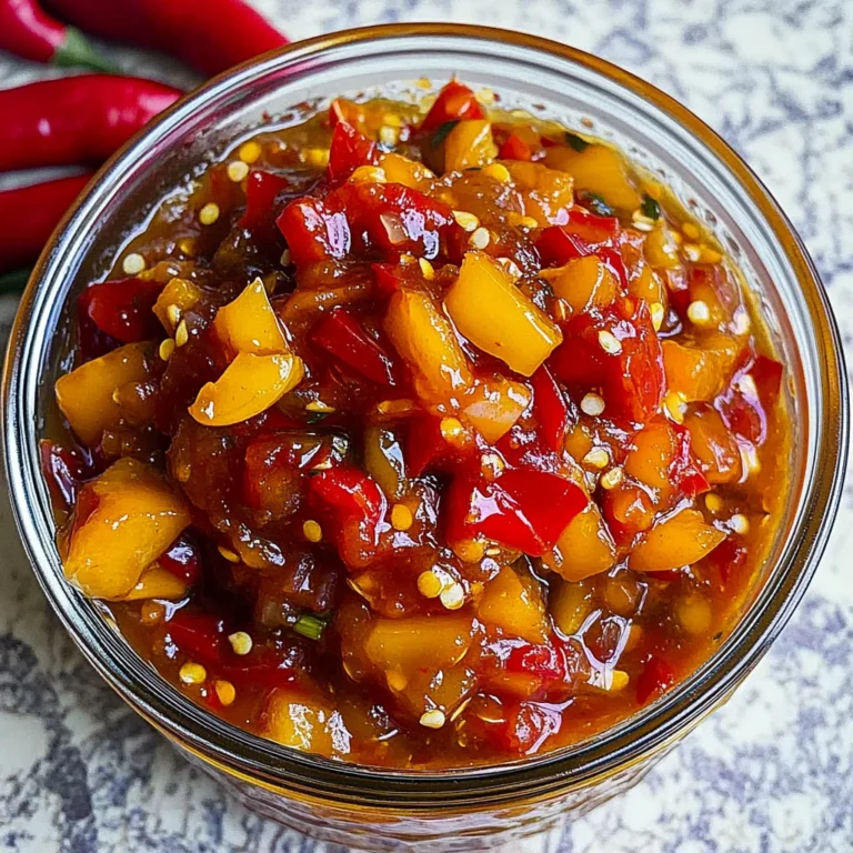 Homemade Sweet Pepper Relish Recipe