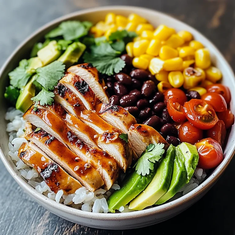 Honey Chipotle Chicken Rice Bowls