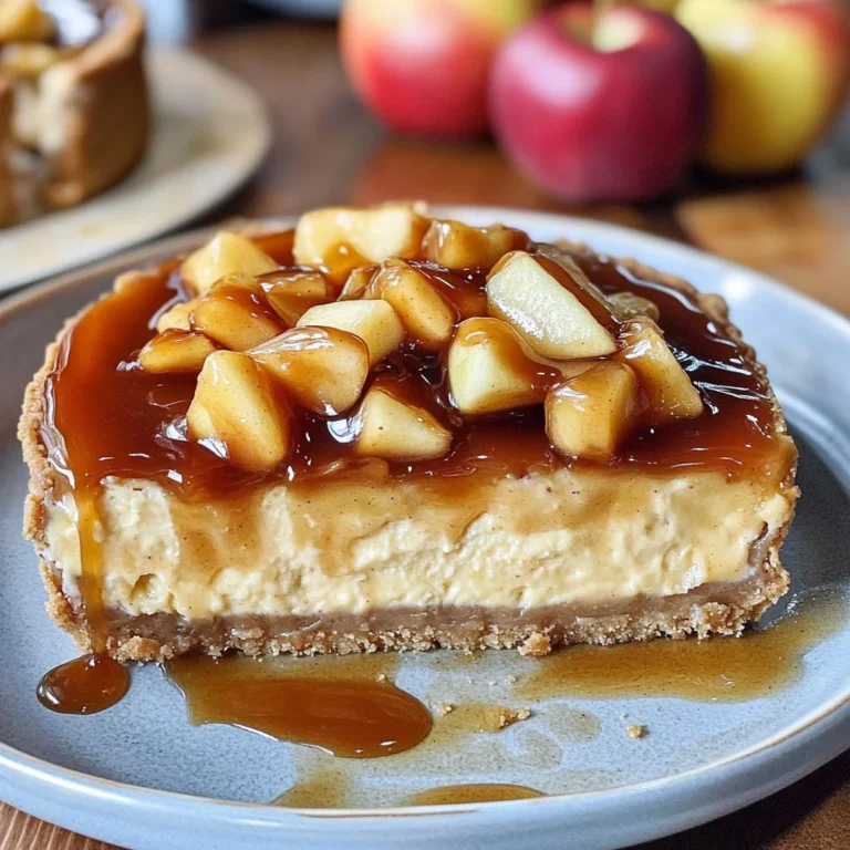 Karamell-Apfel-Käsekuchen