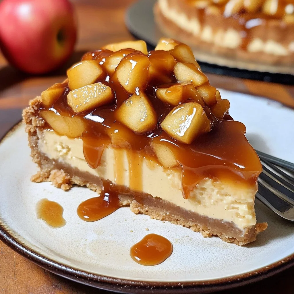 Karamell-Apfel-Käsekuchen
