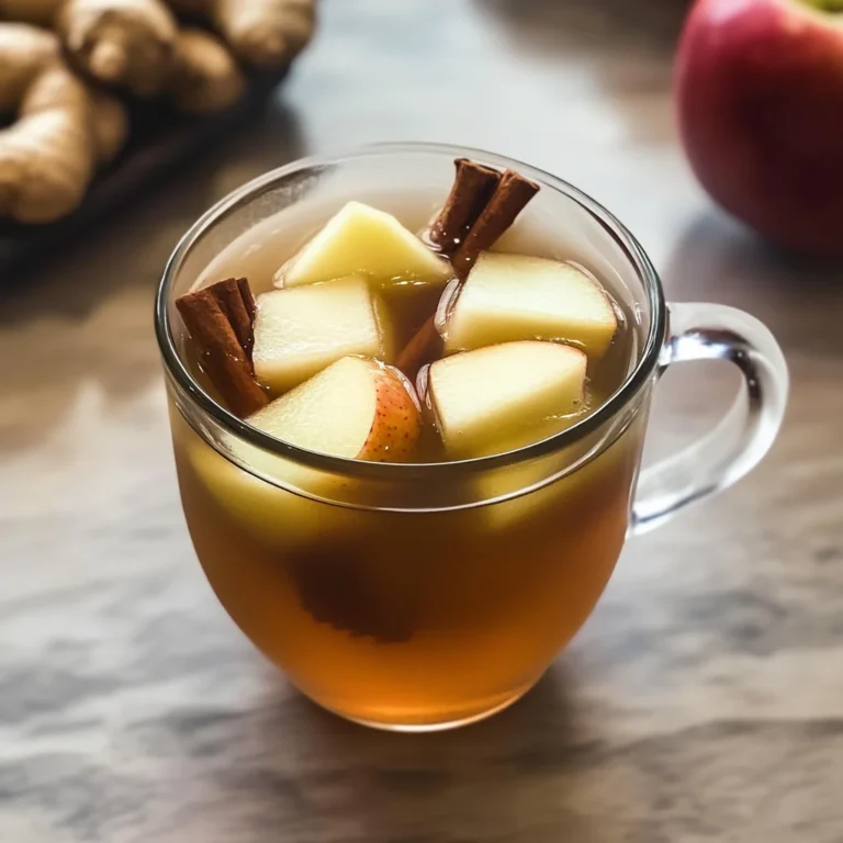Korean Apple Tea with Ginger and Cinnamon (Saegwa Cha)