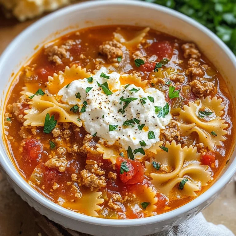 Lasagna Soup