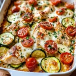 Mediterranean Chicken Zucchini Bake – Healthy, Flavorful & Easy!