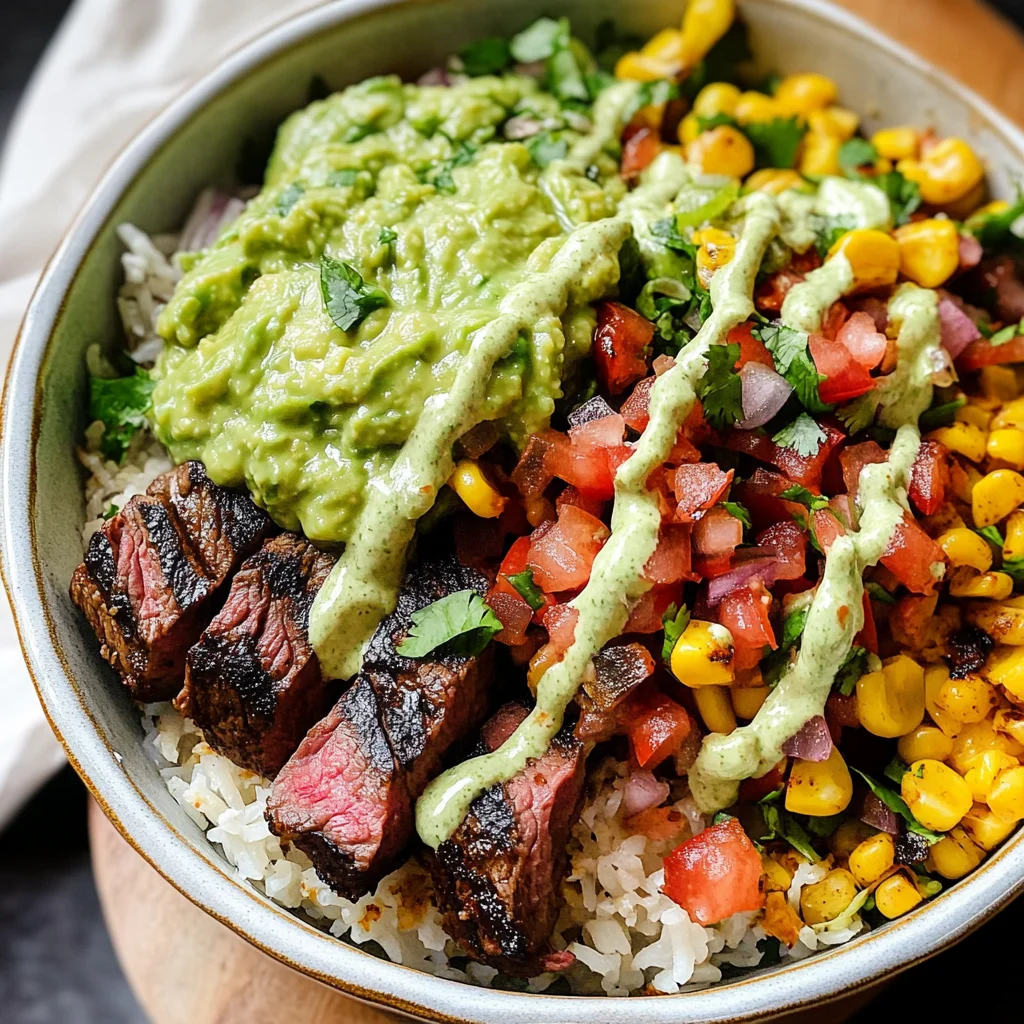 Mexicali Steak Burrito Bowls