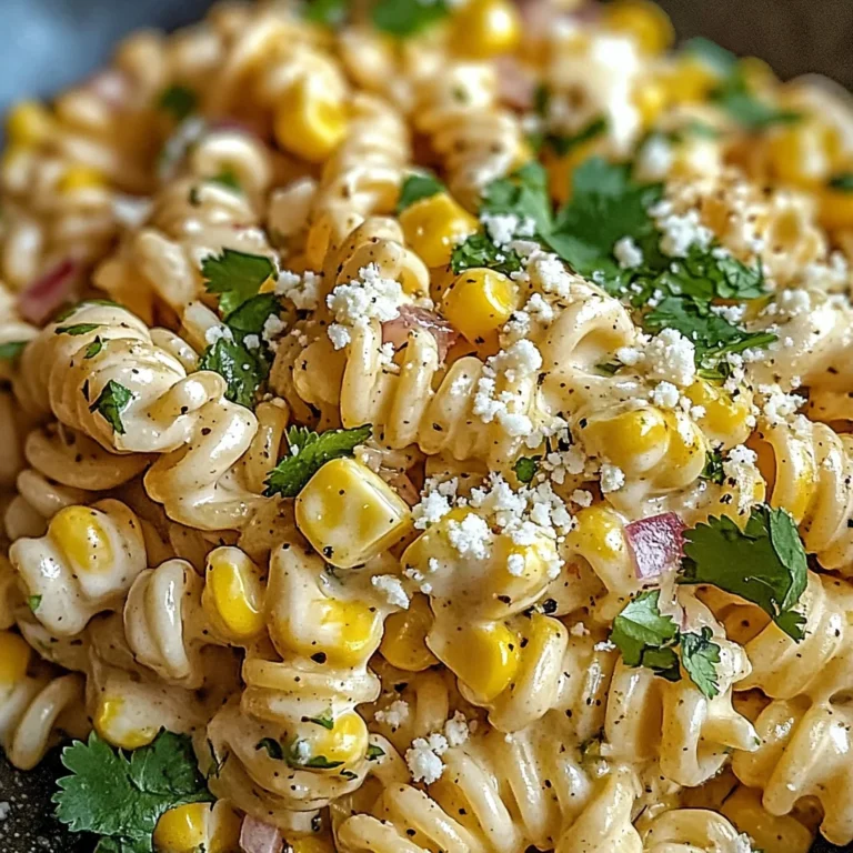 Mexican Street Corn Pasta Salad is a must-try dish!